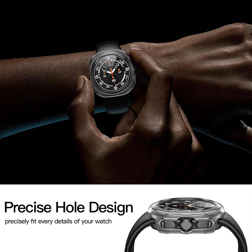 Techsuit Defense360 Pro-fodral för Samsung Galaxy Watch Ultra, Transparent