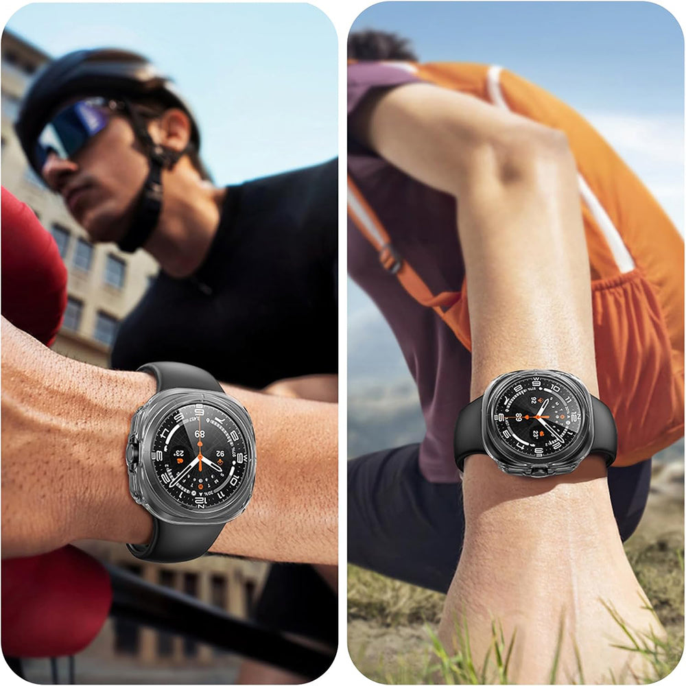 Techsuit Defense360 Pro-fodral för Samsung Galaxy Watch Ultra, Transparent