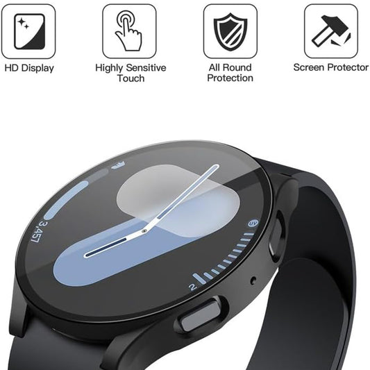 Techsuit Defense360 Pro-fodral för Samsung Galaxy Watch7 44mm, Svart