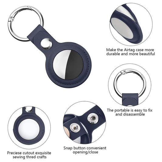 Techsuit SLH1-fodral för Apple AirTag, Blå