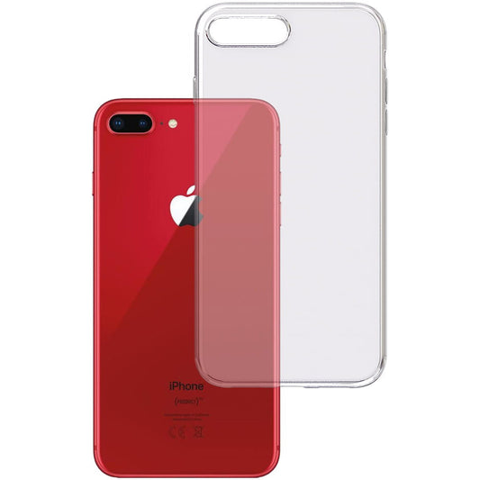 Fodral till Apple iPhone 8 Plus / 7 Plus, 3MK, Clear, Transparent