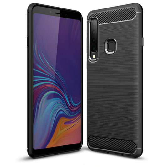 Fodral till Samsung Galaxy A7 (2018) A750, Forcell, Carbon, Svart