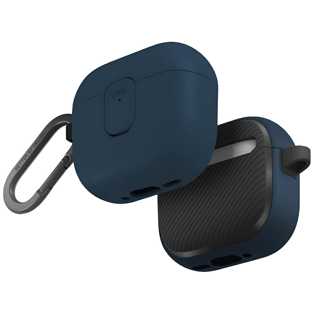 UNIQ Clyde fodral för Apple AirPods 4, Svartblå