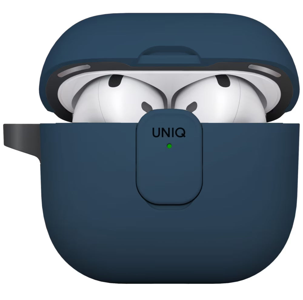 UNIQ Clyde fodral för Apple AirPods 4, Svartblå