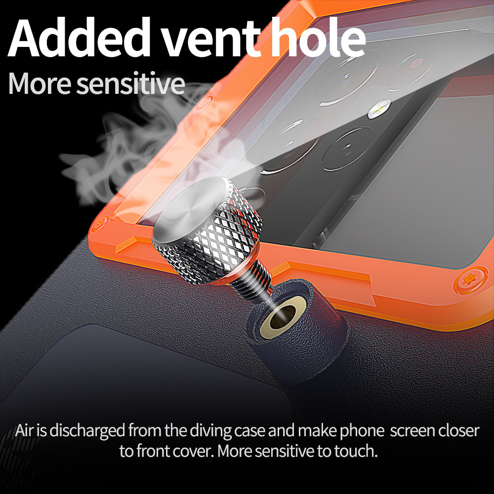Universal Vattentät Fodral för Telefon max. 6.8 tum, ShellBox, Svart