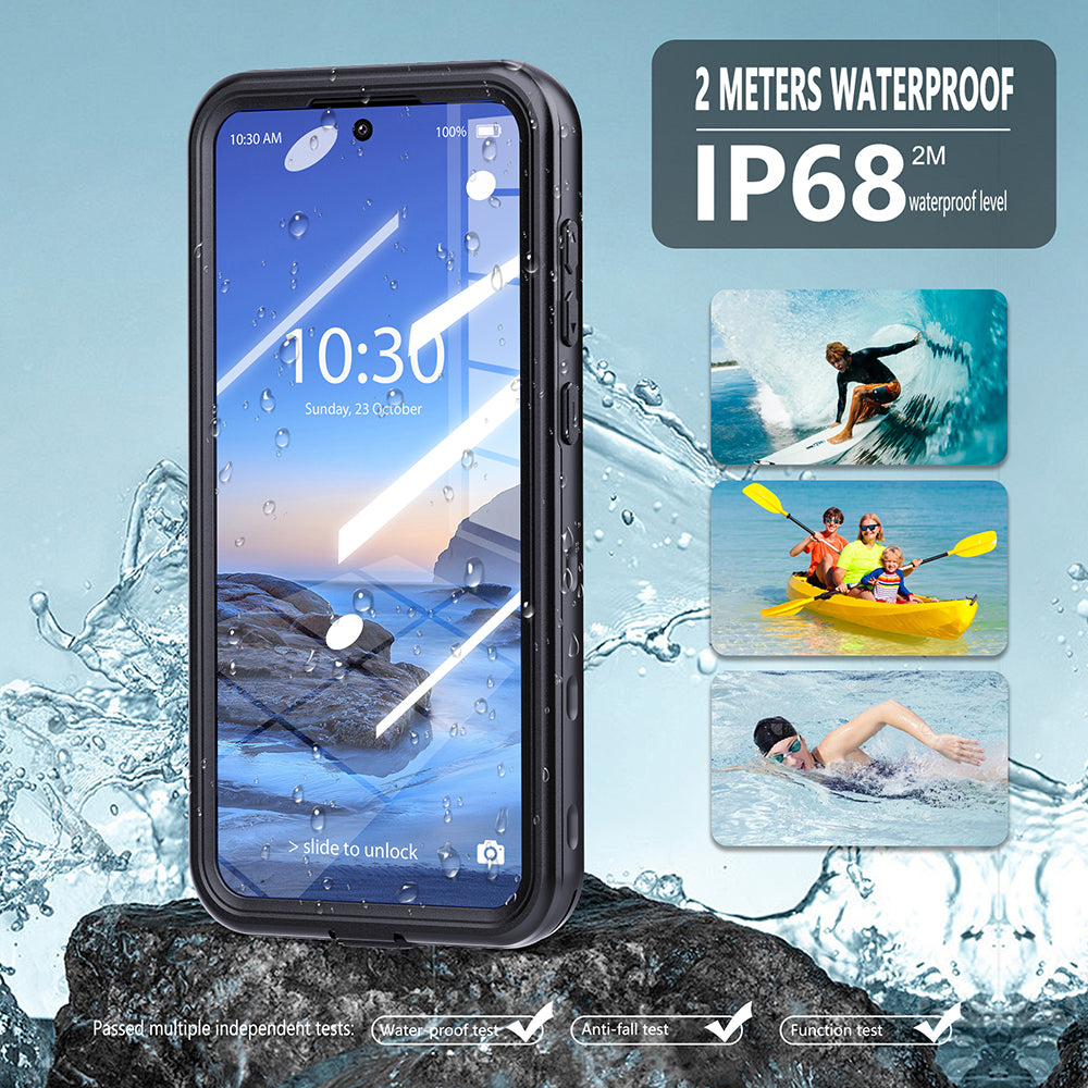 Vattentät fodral för Samsung Galaxy A26 A266, ShellBox, Svart