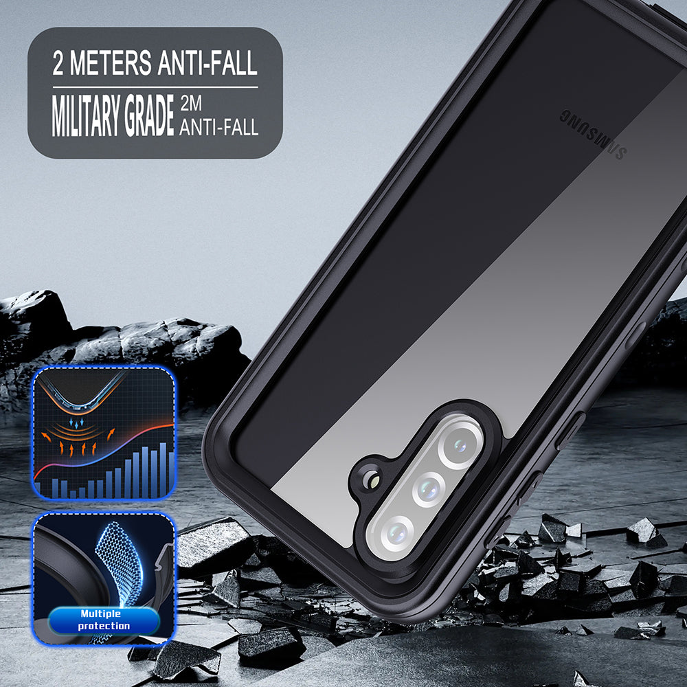 Vattentät fodral för Samsung Galaxy A26 A266, ShellBox, Svart
