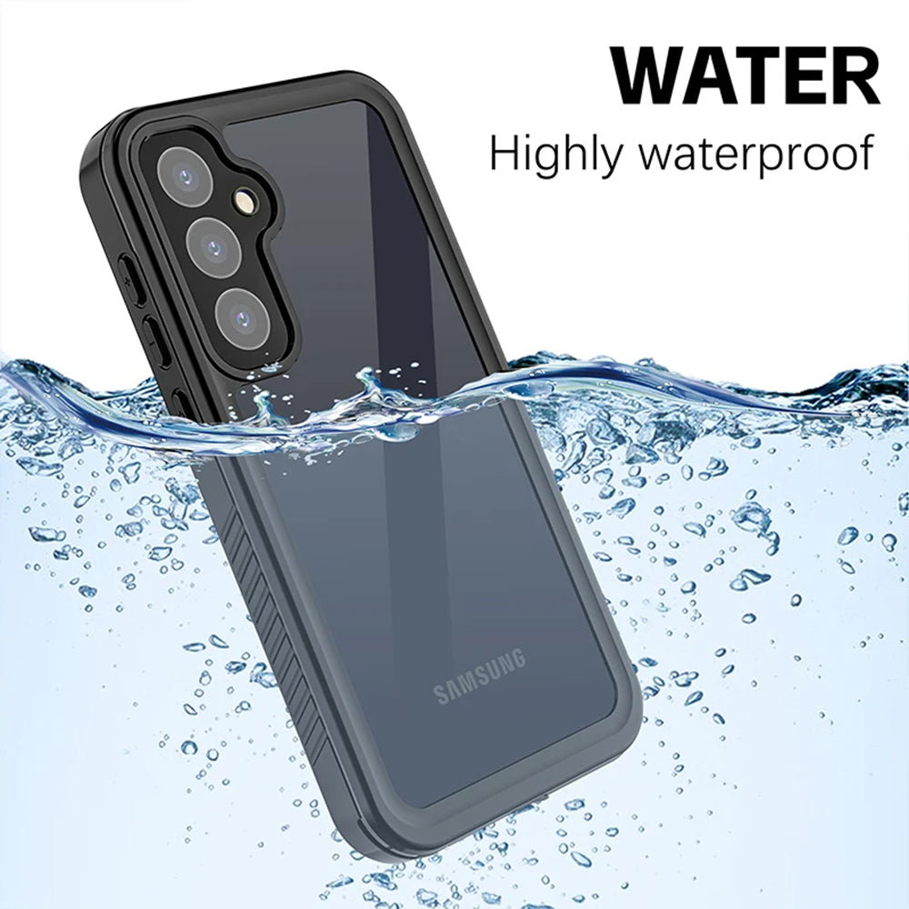 Vattentät fodral för Samsung Galaxy A55 5G A556, ShellBox, Svart