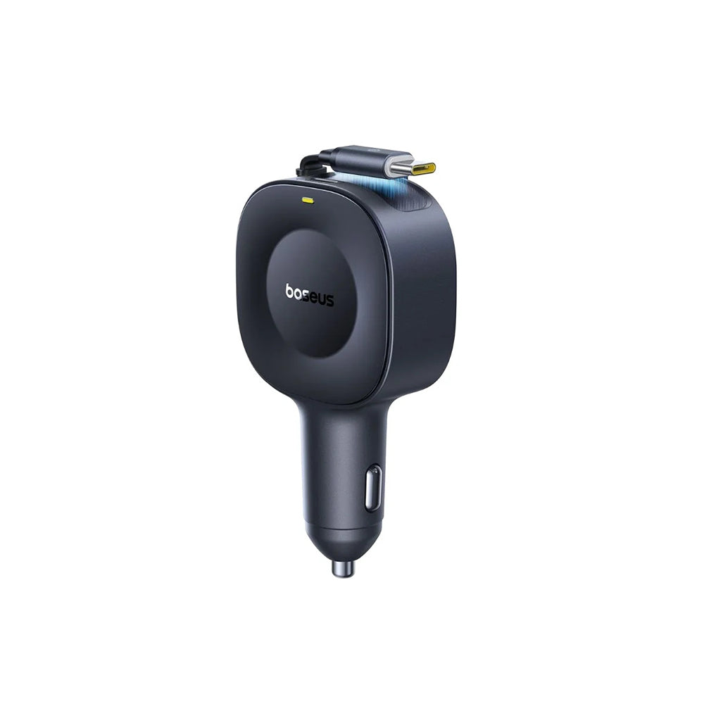 Bil laddare med USB-C kabel Baseus PrimeTrip VR2, 30W, 3A, 1 x USB-C, Svart C0206400