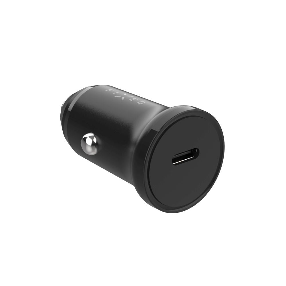 Bil laddare Fixed, 30W, 3A, 1 x USB-C, Svart
