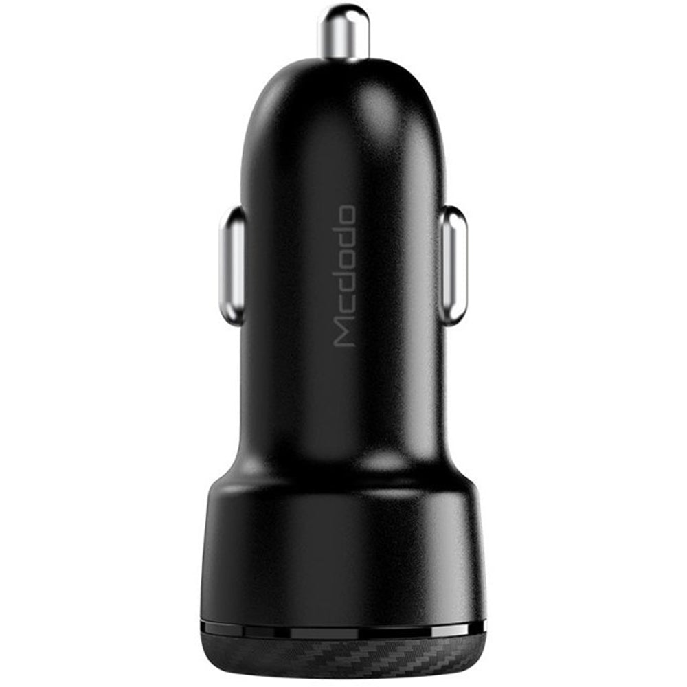 Bil laddare McDodo CC-5970, 38W, 3A, 1 x USB-A - 1 x USB-C, Svart