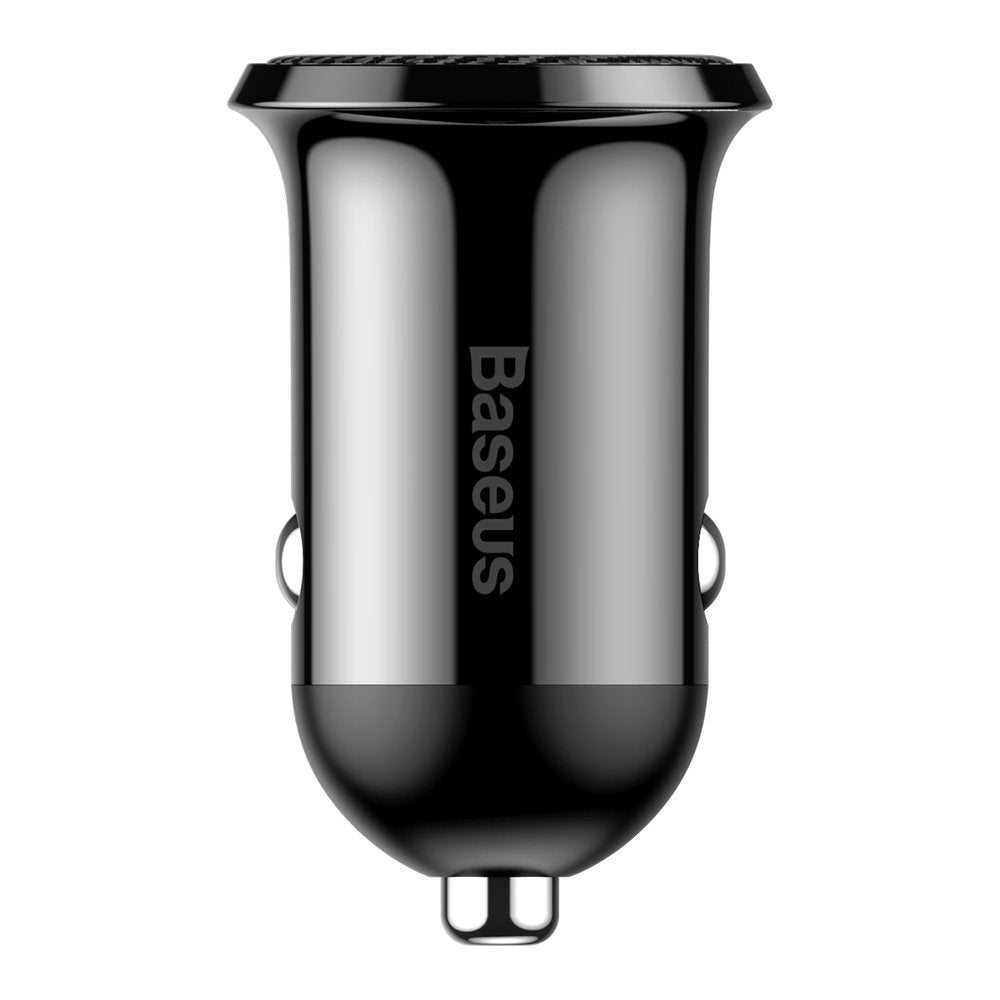 Billaddare Baseus Grain Pro, 24W, 2,4A, 2 x USB-A, svart CCALLP-01