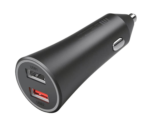 Xiaomi Billaddare, 37W, 3A, 2 x USB-A, Svart GDS4147GL