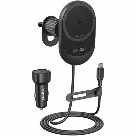 Anker MagGo trådlös billaddare, 15W, 1.67A, Svart B2932G11