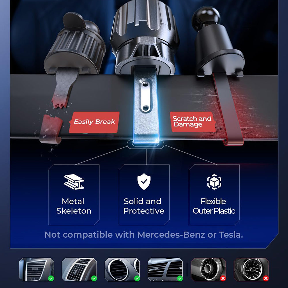 Trådlös billaddare Lisen W704 Pro, 25W, svart YL0225090003