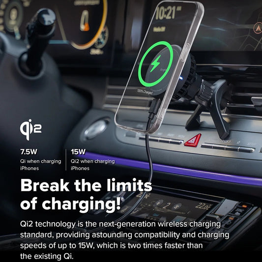 Trådlös Bilhållare Ringke, 15W, 1.67A, Svart