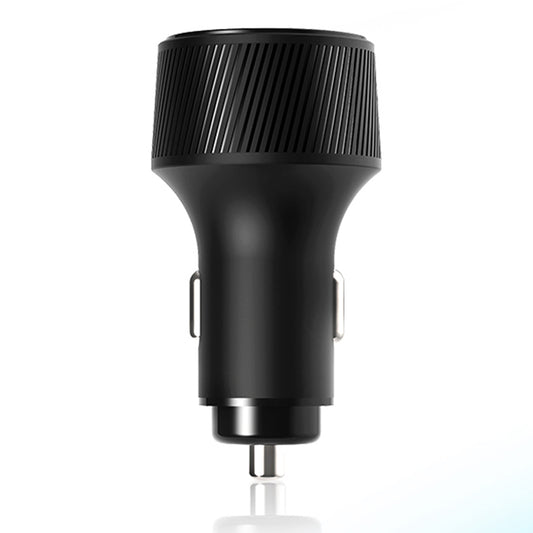 Bil laddare Yesido Y31 Display, 18W, 3A, 2 x USB-A, Svart