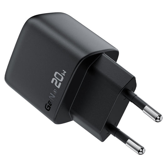 Acefast A113 Nätverksladdare Display, 20W, 3A, 1 x USB-C, Svart