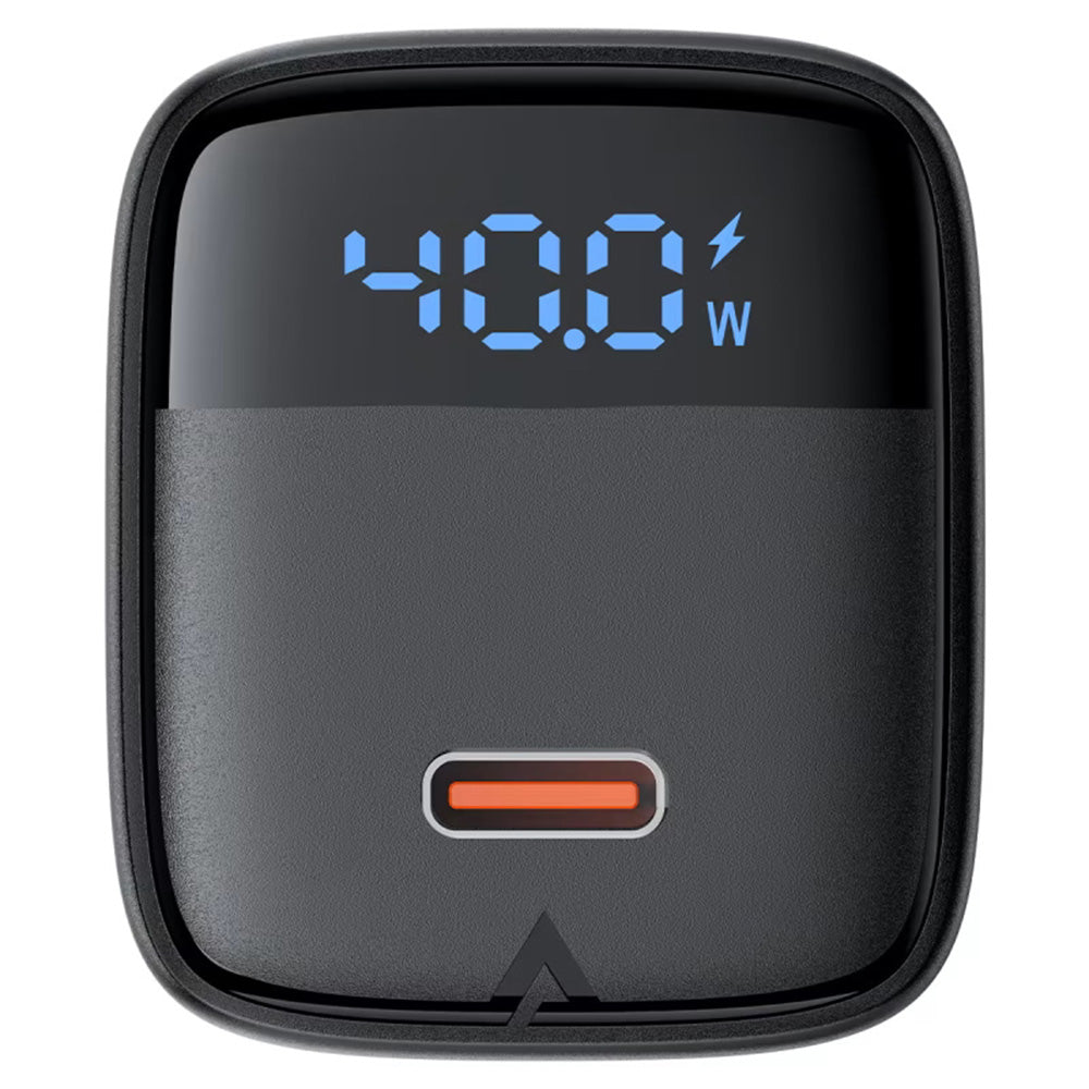 Acefast A135 Nätverksladdare Display, 45W, 3A, 1 x USB-C, Svart