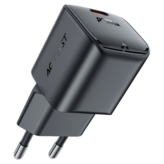 Nätverksladdare Acefast A73 Mini, 20W, 3A, 1 x USB-C, Svart