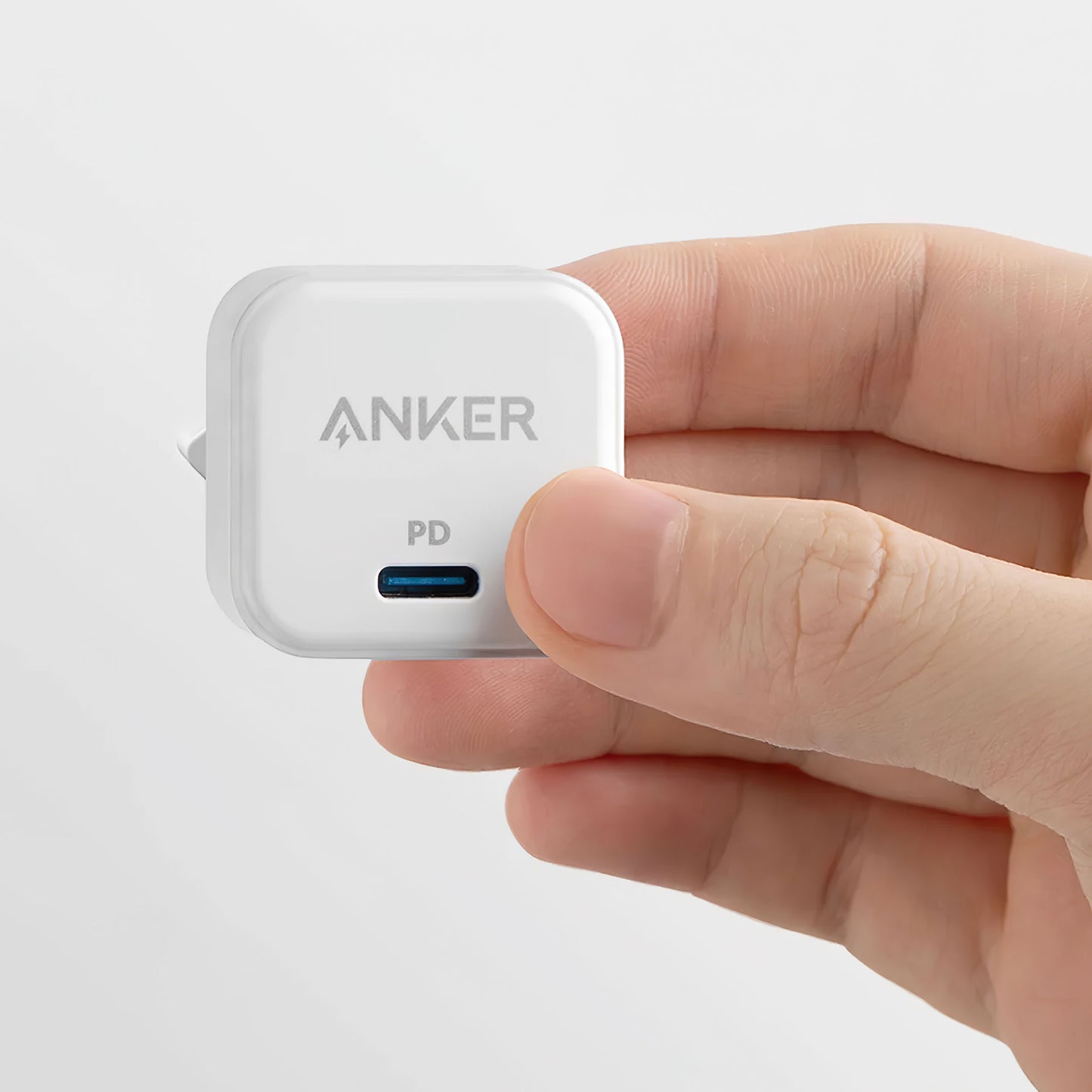 Anker PowerPort III Cube Nätverksladdare, 20W, 3A, 1 x USB-C, Vit A2149G21