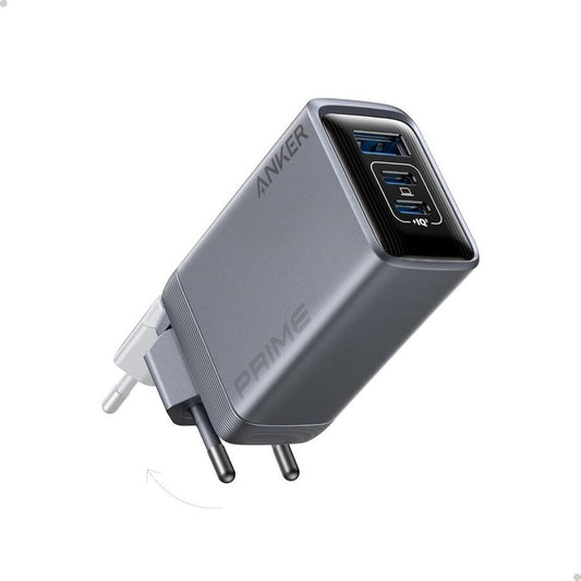 Nätverksladdare Anker Prime, 100W, 3A, 1 x USB-A - 2 x USB-C, Grå A2688341 A2688341