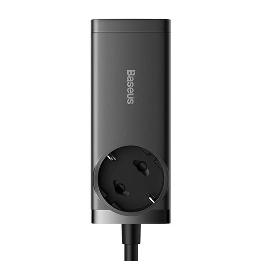 Förlängningssladd Baseus GaN3 Pro PowerStrip, 100W, 5A,2 x USB-A - 2 x USB-C - 1 x Schuko, Svart PSZM000401 PSZM000401