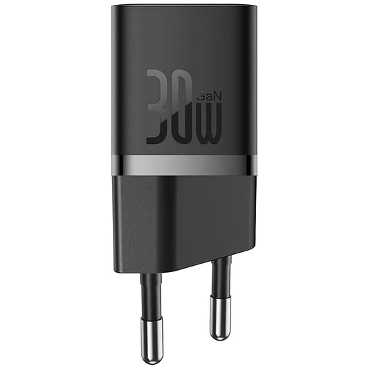 Nätverksladdare Baseus GaN GaN Mini 1C, 30W, 3A, 1 x USB-C, Svart CCGN070401