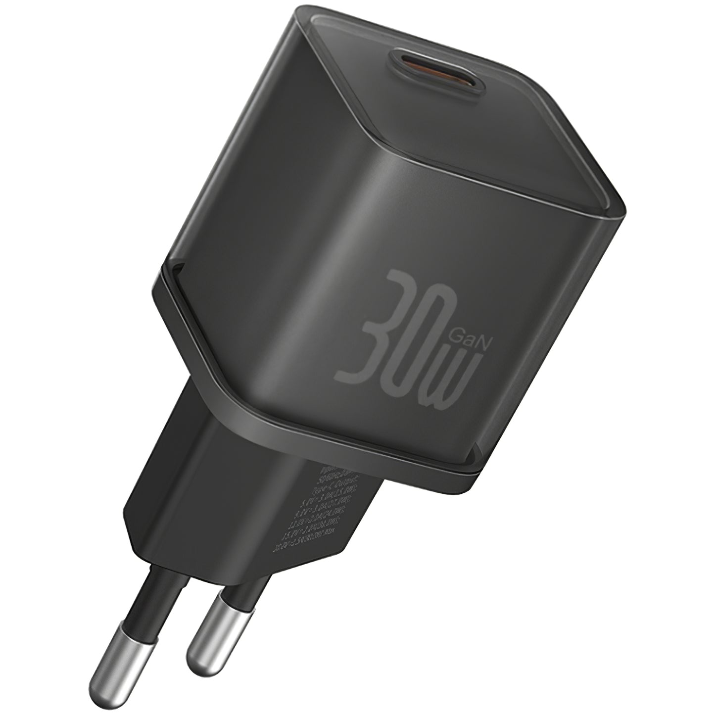 Baseus GaN5S nätverksladdare GaN5S, 30W, 3A, 1 x USB-C, svart P10162504113-00