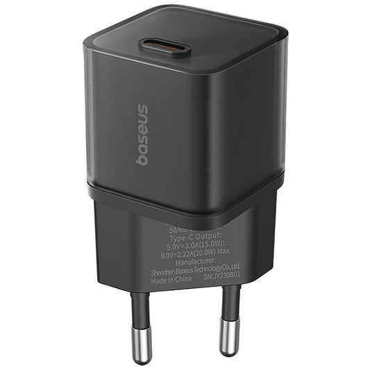 Baseus GaN5S nätverksladdare GaN5S, 30W, 3A, 1 x USB-C, svart P10162504113-00