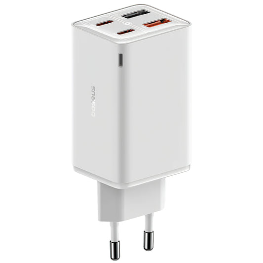 Nätverksladdare Baseus Gain6 Pro, 65W, 3,25A, 2 x USB-A - 2 x USB-C, vit