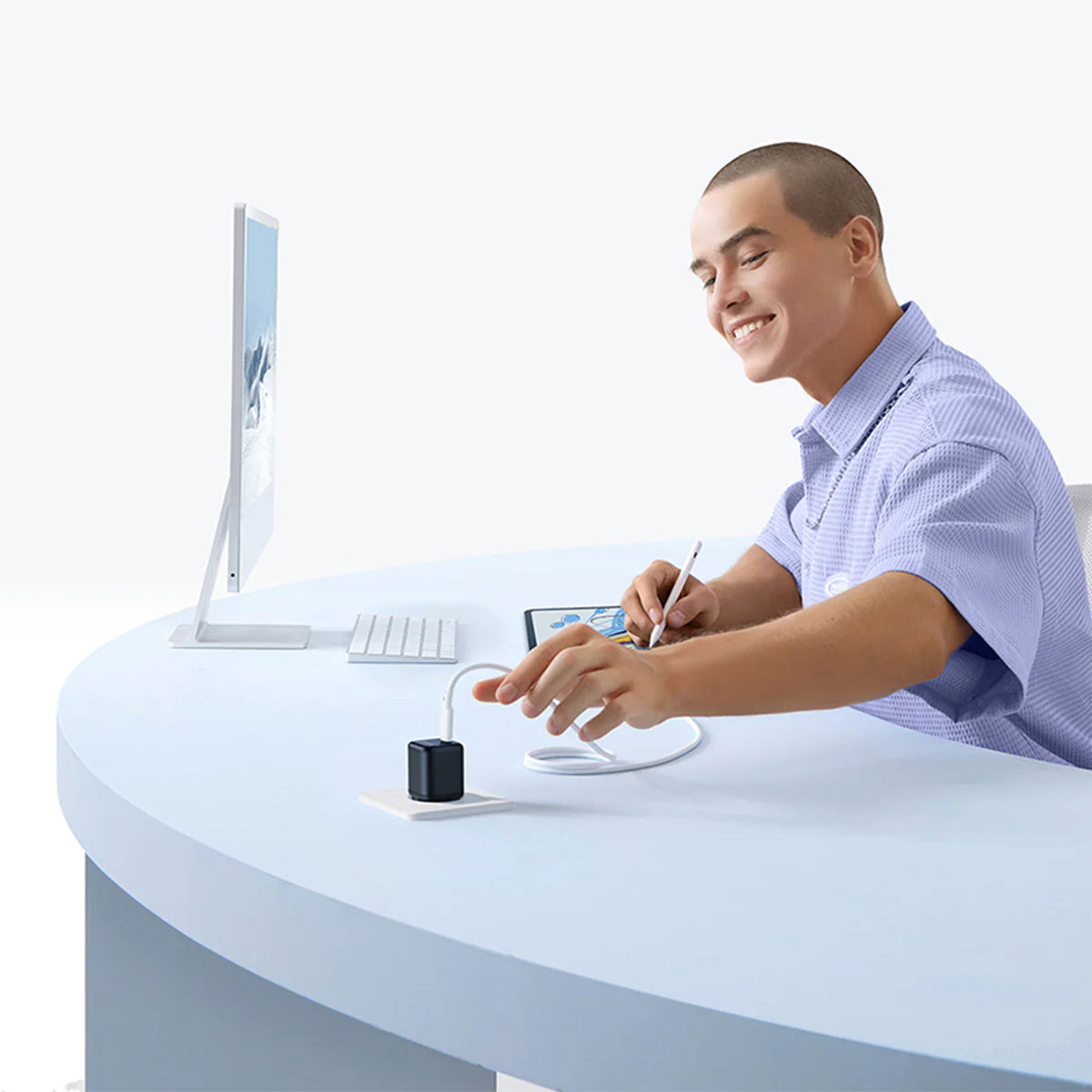 Nätverksladdare Baseus PicoGo, 45W, 3A, 1 x USB-C, Svart P10176800123-00