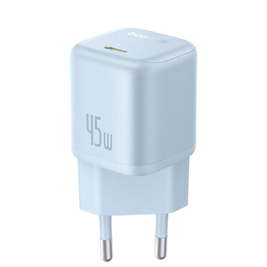 Baseus PicoGo nätverksladdare, 45W, 3A, 1 x USB-C, Blå P10176800313-00