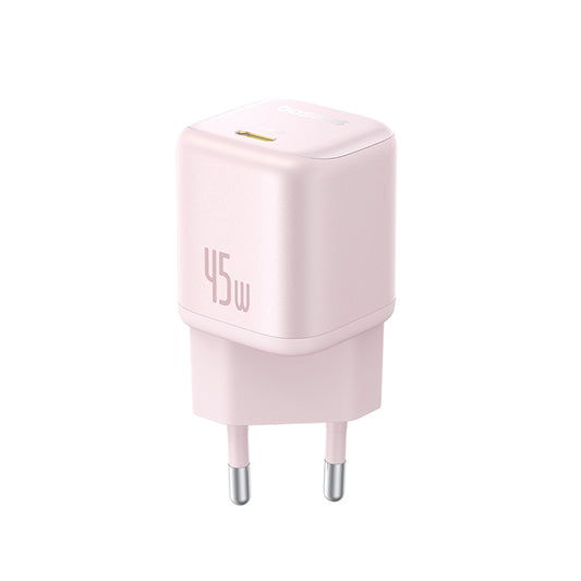 Nätverksladdare Baseus PicoGo, 45W, 3A, 1 x USB-C, Rosa P10176800413-00