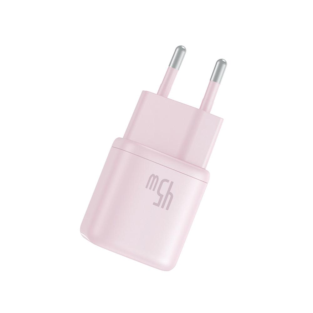 Nätverksladdare Baseus PicoGo, 45W, 3A, 1 x USB-C, Rosa P10176800413-00