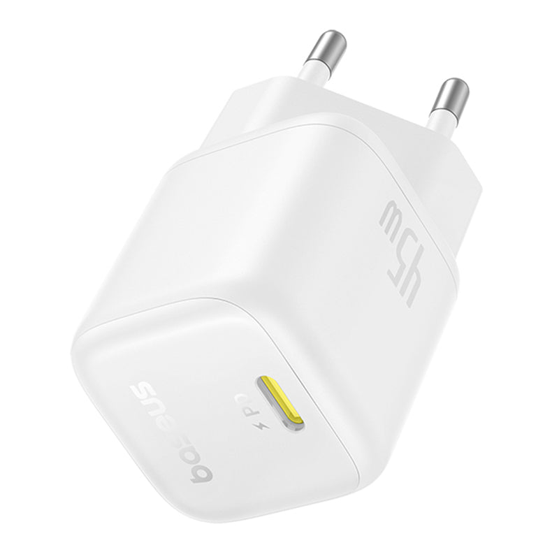 Baseus PicoGo nätverksladdare, 45W, 3A, 1 x USB-C, Vit P10176800213-00