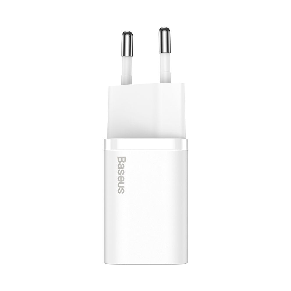 Nätverksladdare Baseus Super Si 1C, 30W, 3A, 1 x USB-C, Vit CCSUP-J02