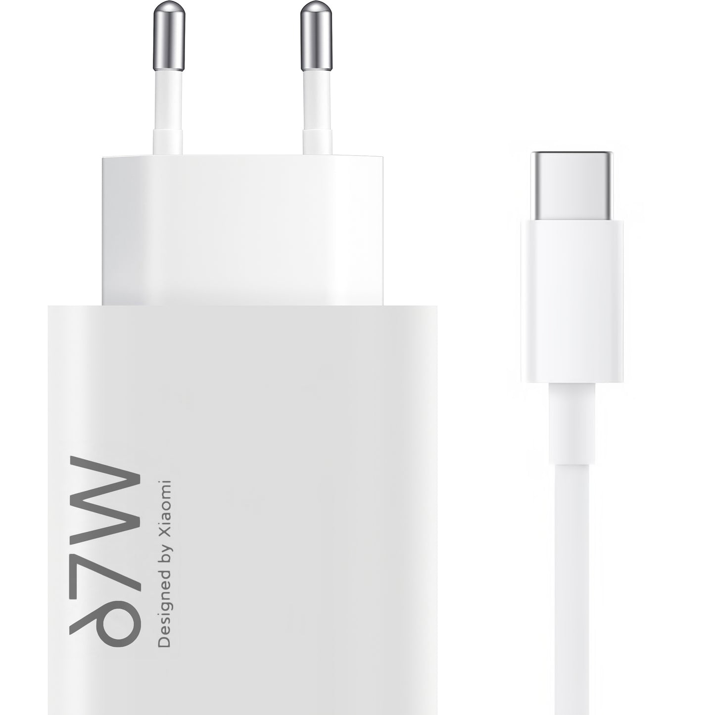 Xiaomi Nätverksladdare med USB-C-kabel, 67W, 6,2A, 1 x USB-A, vit BHR9465EU