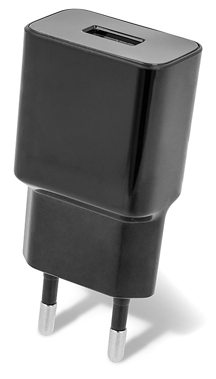 MaXlife MXTC-01 Nätverksladdare med microUSB-kabel, 10,5 W, 2,1 A, 1 x USB-A, svart