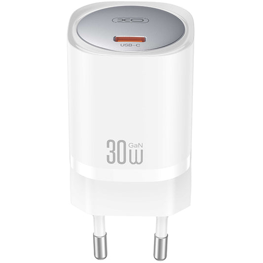 XO Design CE20, 30W, 3A, 1 x USB-C, 1 x USB-C, Vit