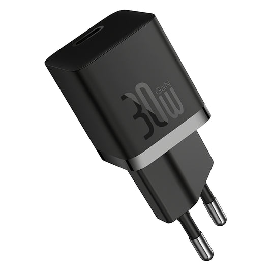 Baseus GaN5S USB-C-kabel Nätverksladdare GaN5S, 30W, 3A, 1 x USB-C, Svart P1011090902113113-00