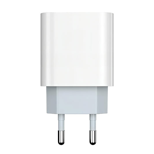 Nätadapter med USB-C-kabel Prestico F8S, 20W, 3A, 1 x USB-C, Vit