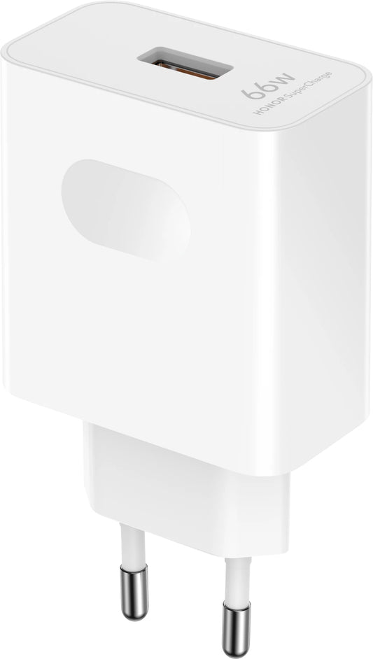 Nätverksladdare med USB-C-kabel Honor HN-110600E00, 66W, 6A, 1 x USB-A, Vit 5503AAHX