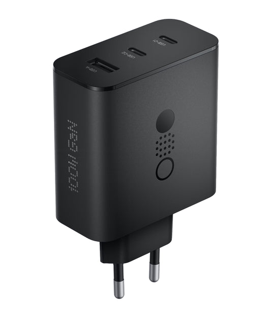 Nätverksladdare med USB-C-kabel CMF by Nothing C349, 100W, 5A, 1 x USB-A - 2 x USB-C, Grå A10800016