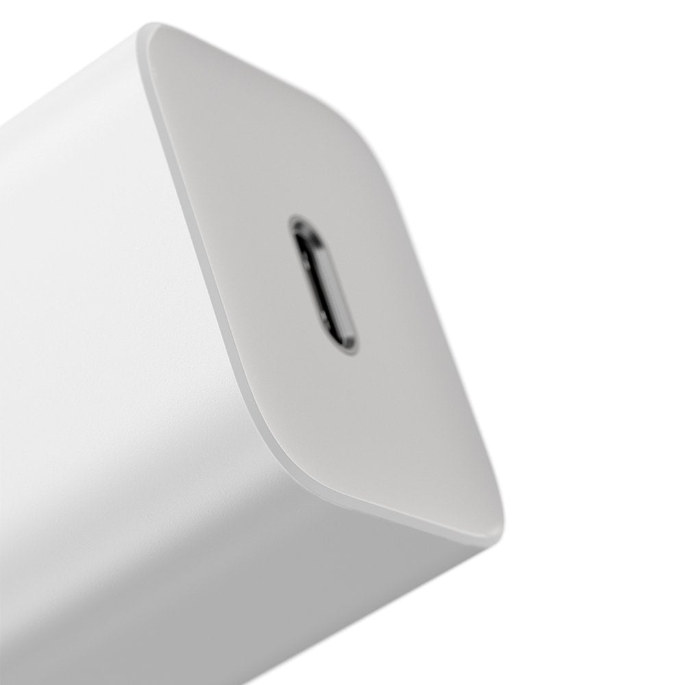 Baseus Super Si nätverksladdare med blixtkabel, 20W, 3A, 1 x USB-C, vit TZCCCSUP-B02