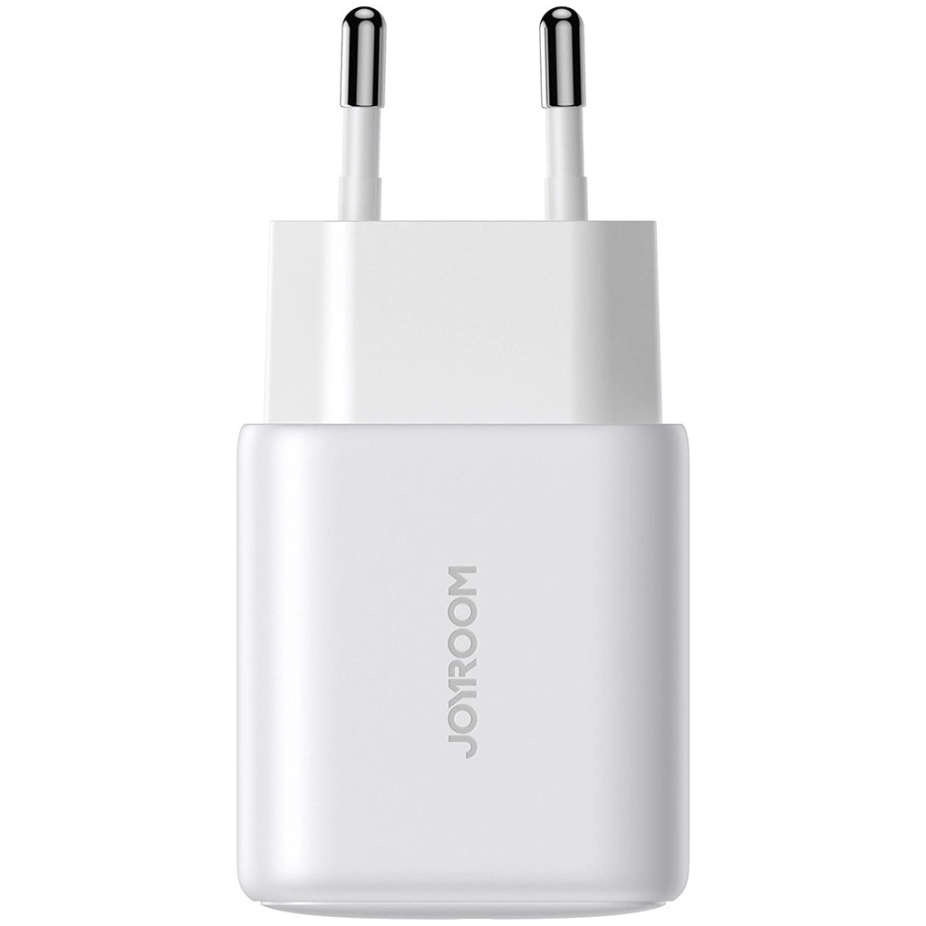 Nätverksladdare med USB-C-kabel Joyroom JR-TCF20, 20W, 3A, 1 x USB-C, Vit