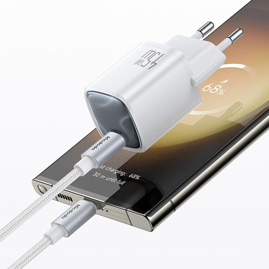 Nätadapter med USB-C-kabel Mcdodo Nano CH-4433, 45W, 3A, 1 x USB-C, Svart