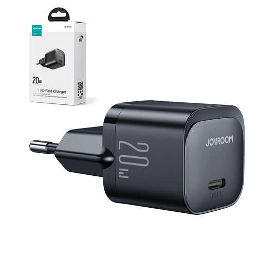 Nätverksladdare Joyroom JR-TCF02, 20W, 3A, 1 x USB-C, Svart