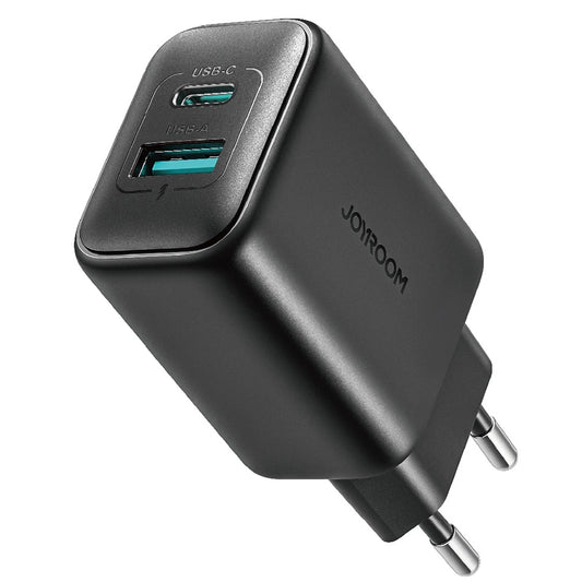 Nätverksladdare Joyroom JR-TCF13, 25W, 3A, 1 x USB-A - 1 x USB-C, Svart