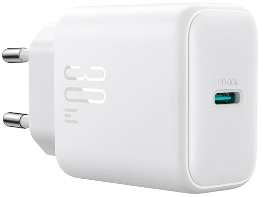Nätverksladdare Joyroom JR-TCF24, 30W, 3A, 1 x USB-C, Vit